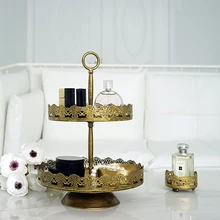 SWEETGO 3 яруса кекс стоять кружевной каймой Торт Инструменты для вечерние дисплей десерт настольные украшения выпечки моноблок украшения дома