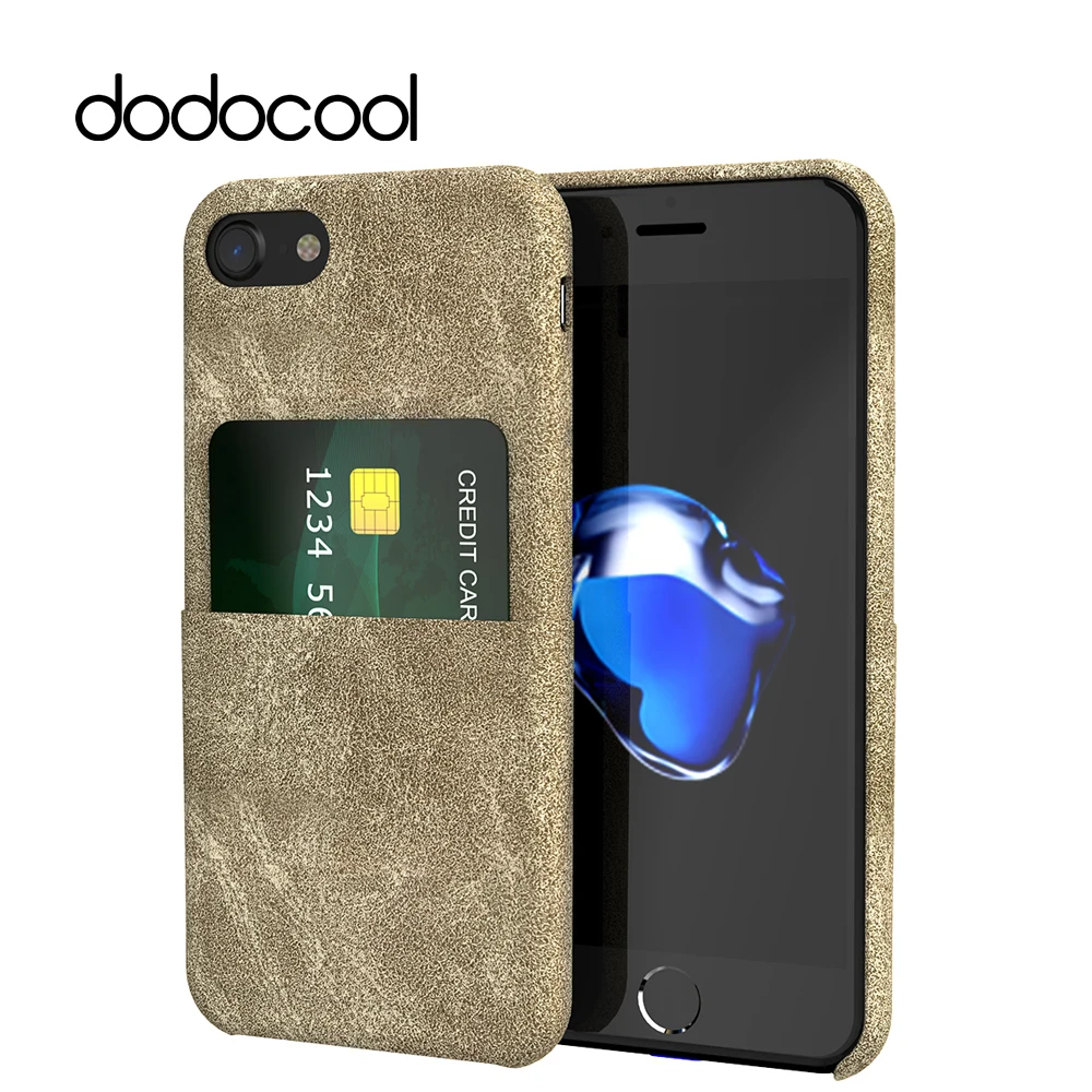 Goede Dodocool super case voor 5.5 inch iPhone 7 Plus PU Lederen telefoon Portemonnee Gevallen Beschermende Shell cover met Creditcardhouder Slot