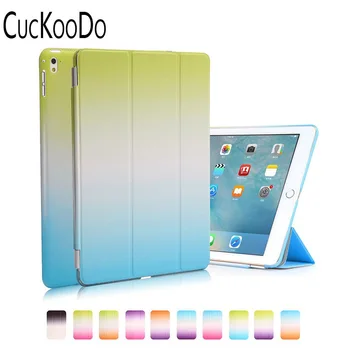

CucKooDo Rainbow Stand Smart Transparent Back Cover Ultra Slim Cover Case Auto Wake/Sleep For iPad Pro 10.5 inch 2017 Release