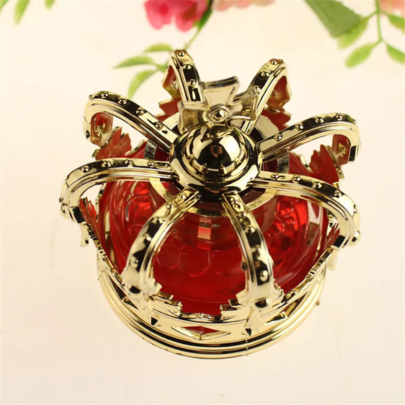 Car Styling Luxury King Crown Tiara Air Freshener Crystal Crafts