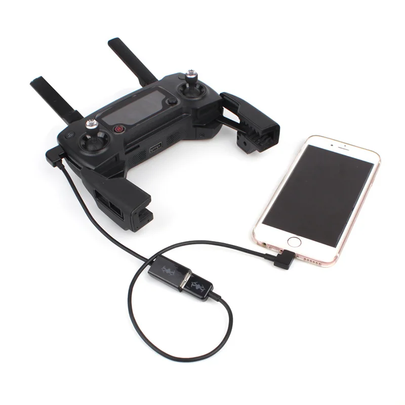 Sunnylife-DJI-Mavic-Air-Mavic-Pro-Spark-Remote-Control-Data-Converting-Cable-Smartphone-Tablets-USB-Port (1)