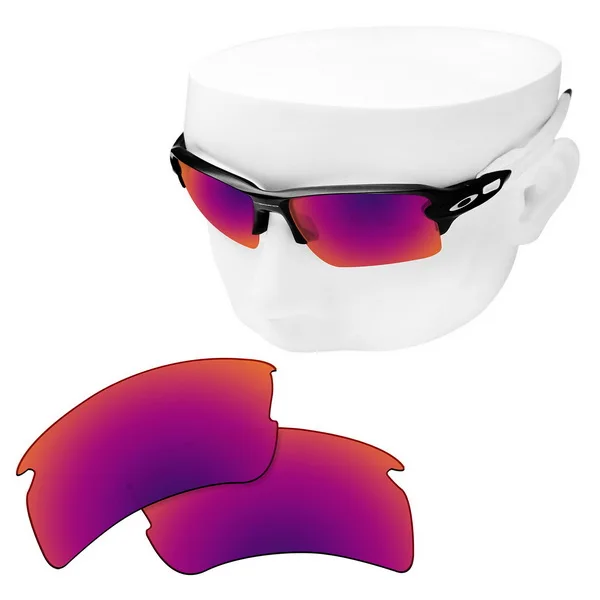 Purple Red Mirror OOWLIT поляризованные Сменные линзы для солнцезащитных очков-oxley Flak 2,0 XL OO9188 - Цвет линз: Purple Red Mirror