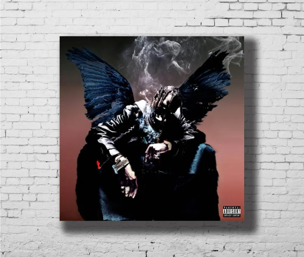 

Art Print POSTER Travis Scott Birds in the Trap Sing McKnight Album Home Decoration Hot Wall Canvas 16x16 24x24 30x30inch G-093