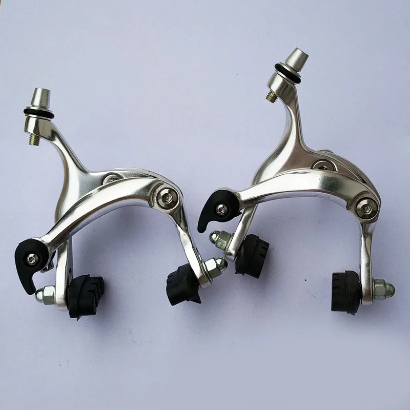 

Aluminum alloy bike brake Fixed gear Mountain Road Bicycle Bike Brake 47-57MM durable bicycle rubber caliper brake pads