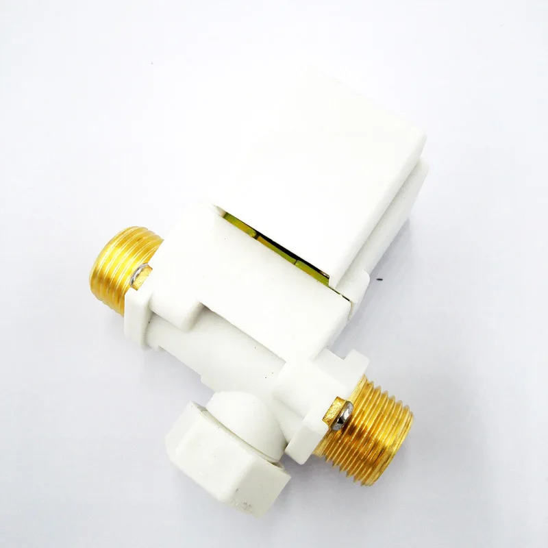 

G1/2" DC12V Tee type Solar solenoid valve pilot type NC Controll the Solar water heater DN15 External screw thread