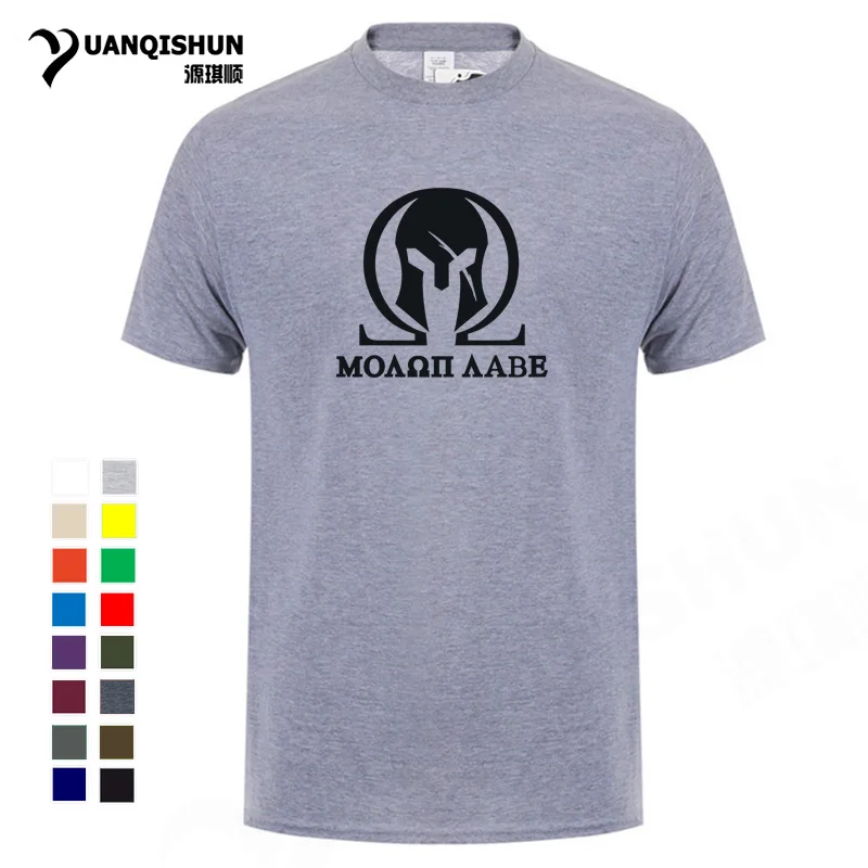 

Vintage Style Molon Labe Spartan Trojan Helmet Laurels Sparta Men T Shirt Cotton 100% Harajuku Short Sleeve O Neck Tee Tops Boy
