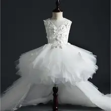 Платье для первого крещения для маленьких девочек; Детские Свадебные платья для маленьких От 0 до 6 лет; платья для дня рождения; одежда для детей