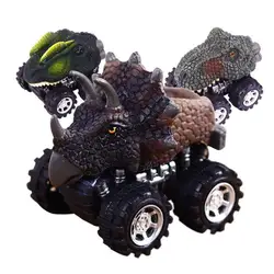 Новые мини-Динозавра Игрушка модель откат подарок автомобиль игрушки