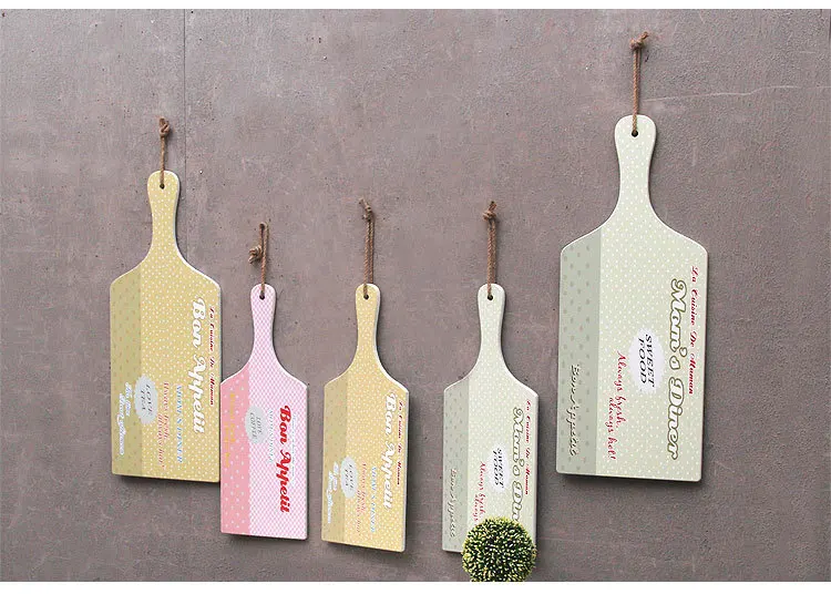 

1PC 44x15.8CM Wooden Pizza Board Baking Tray Pizza Stone Cutting Board Platter Cake Bakeware Tools Hanging Decoration ME 020