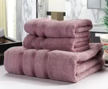 Бамбуковые банные пляжные полотенца для взрослых 3 шт./компл. подарочные полотенца для ванной 34 см* 74 см* 2 шт Банные Полотенца 70 см* 140 см* 1 шт - Цвет: Purple