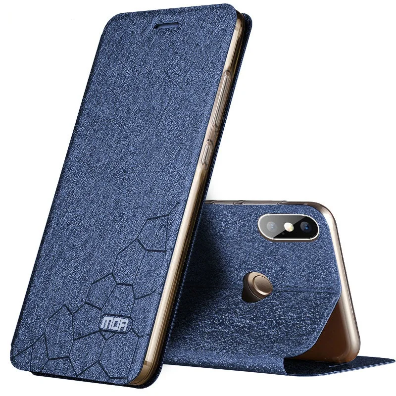 Luxury Leather Flip Case Cover - Soft Silicone Protector