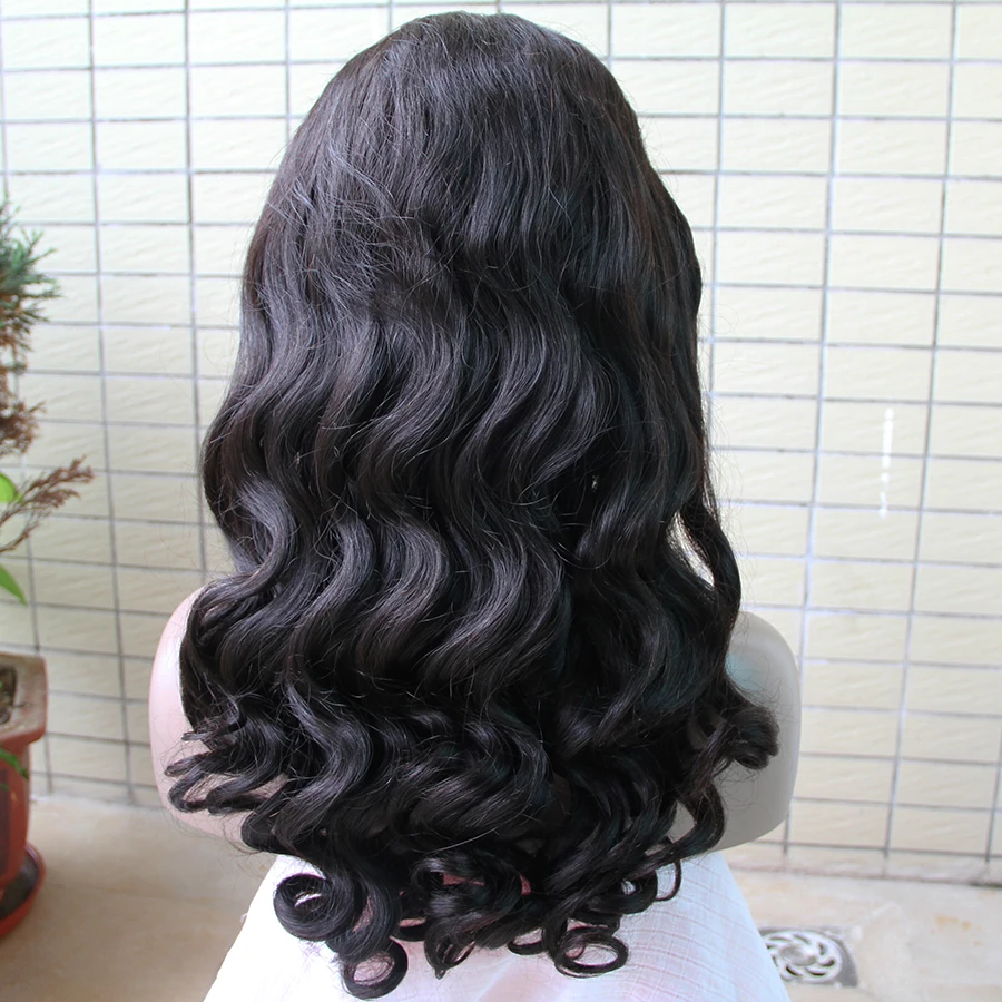 ILARIA 250% плотность 360 кружевные передние парики, предварительно выщипанные бразильские свободные волнистые волосы, кружевные передние человеческие волосы, парики для черных женщин