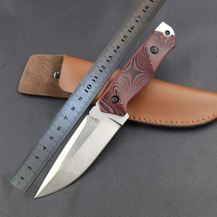 High quality Damascus steel forged straight knife hunting 62HRC hardness outdoor self-defense knife tactical army Survival knife
