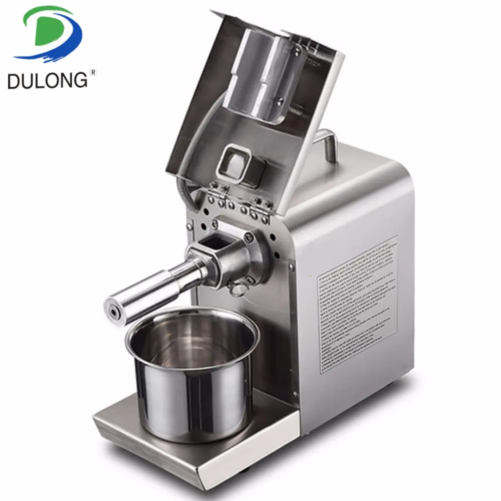 Automatic hot and cold commercial oil press machine squeeze peanut sesame presser high extraction rate | Бытовая техника