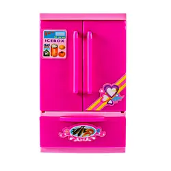 Новая игрушечная мебель мини электрический холодильник дети ролевые игры детские бытовая техника игрушка-розовый