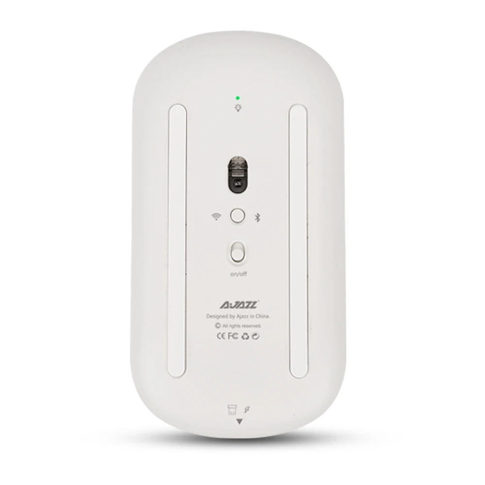 Ajazz I35T мышь 2,4G/Bluetooth 4,0 Двухрежимная беспроводная мышь легкая офисная мышь заряжаемая Бесшумная мышь для Windows/Mac