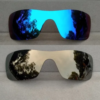 

Ice Blue Mirrored&Bronze Gold Mirrored Polarized Replacement Lenses for-Batwolf Frame 100% UVA & UVB Anti-Scratch