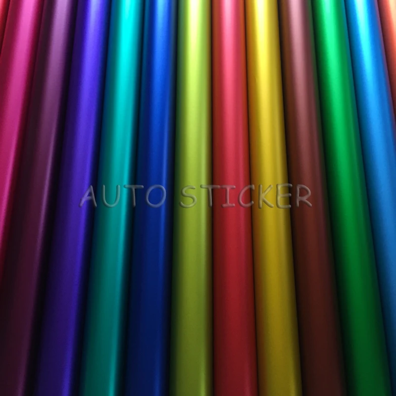 multi colors matte metallic satin car wraps 9
