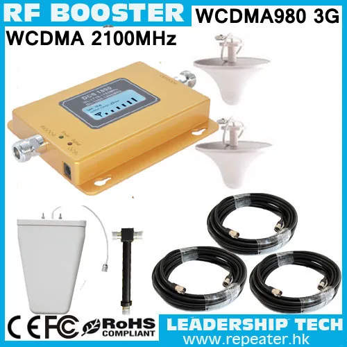 

WCDMA980 3G UMTS980 TD-SCDMA HSDPA 2100Mhz 3G Cellular mobile/cell phone signal repeater booster amplifier detector with LCD
