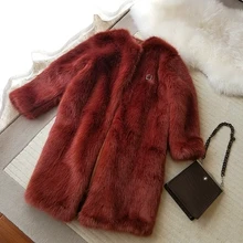 2018 New Style High-end Fashion Women Faux Fur Coat S53 2018 New Style High-end Fashion Women Faux Fur Coat S53