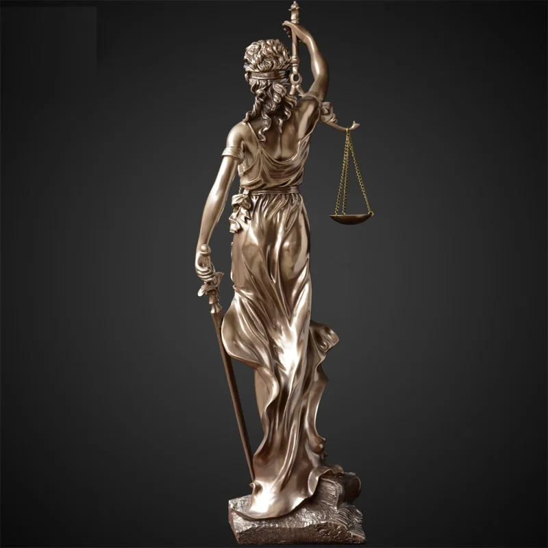 Justice Fair статуэтки Justitia Goddess скульптура из смолы искусство и ремесло украшение дома аксессуары художественный материал 92 см R924