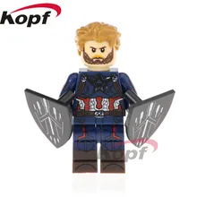 Pcs Super Heroes Capitão América Figuras de Starhawk 20 Guerra Coletor Máquina Modelo de Blocos de Construção Tijolos Brinquedos Para Crianças Presente XH 876