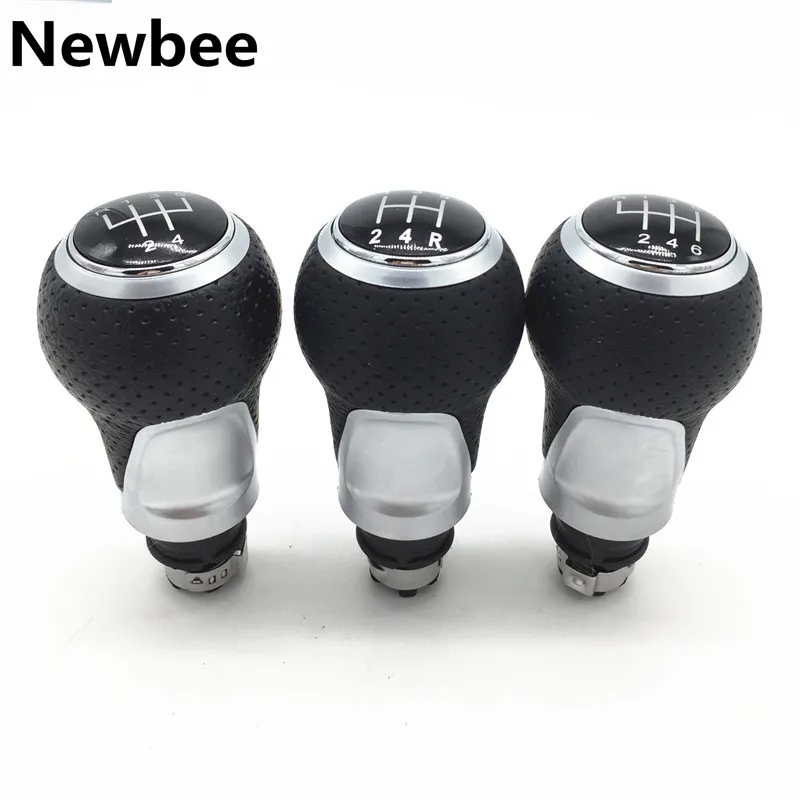 

Newbee Manual 5/6 Speed Car Gear Shift Knob Lever Stick Pen Handle Head For Audi A4 S4 B8 8K A5 8T Q5 8R S Line 2007-2014 2015
