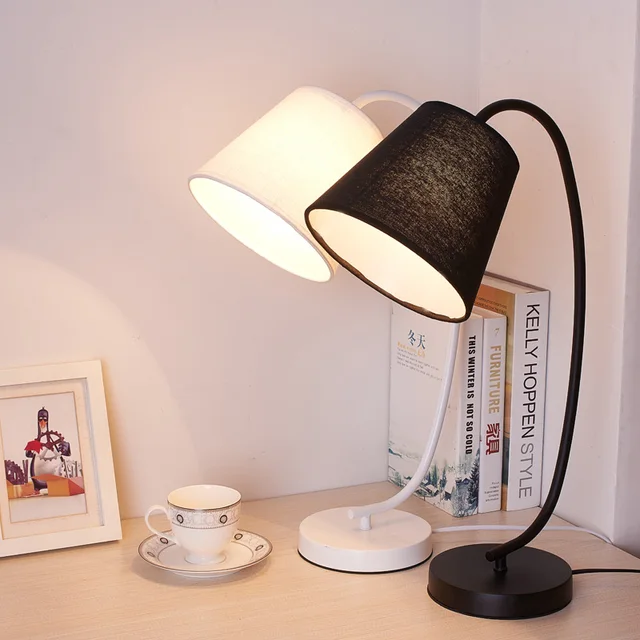 Moderne LED Tafel Bureaulamp voor de Slaapkamer Woonkamer ... Moderne LED Tafel Bureaulamp voor de Slaapkamer Woonkamer ...