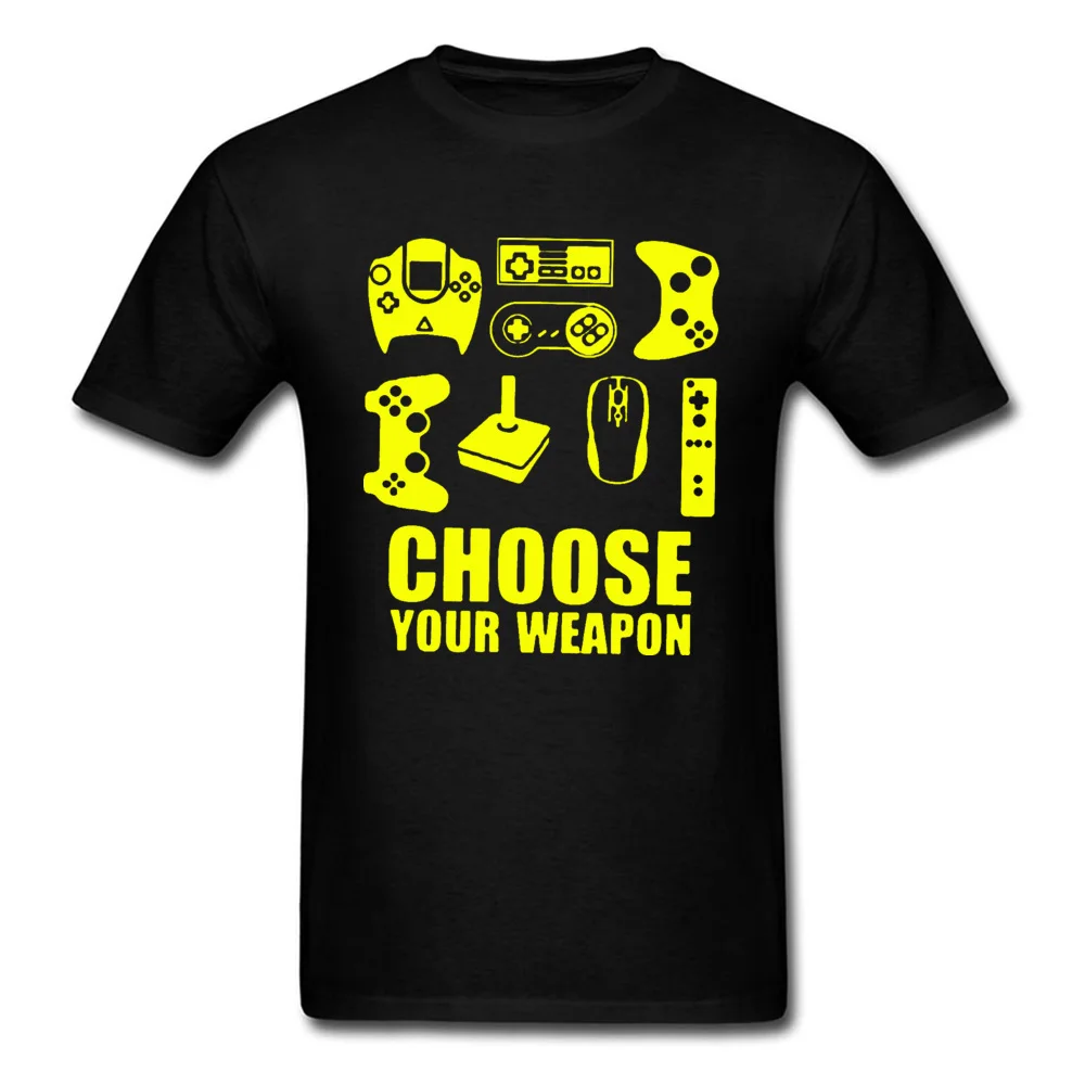 

Choose Weapon Board Game Personalized Tshirts VideoGame Playstation O-Neck Short Sleeve Tops & Tees Man Best Birthday Gift