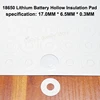 100pcs/lot 18650 battery flat head to change the tip cap 18650 lithium battery positive spot welding tip cap battery accessories ► Photo 3/4