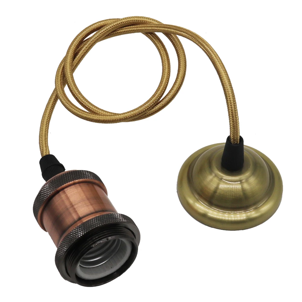  MengJay Aluminum Pendant Light E27 Lamp holder for 110V 220V led/Incandescent Edison bulb Vintage R - 32827456697