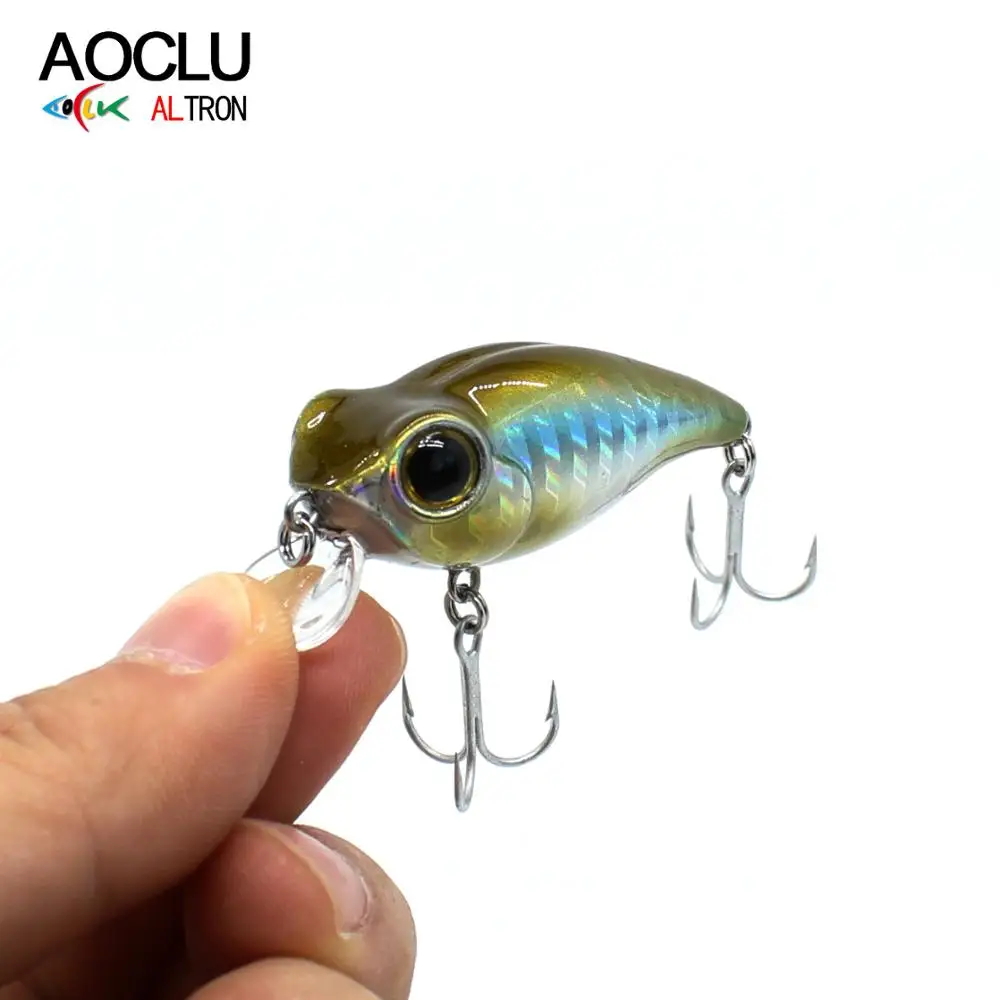 

AOCLU wobblers Jerkbait 5cm 5.7g Hard Bait Small Minnow Crankbait Crank Fishing lures tackle floating lure VMC hook