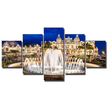 

Artryst Fountain Manor Wall Pictures Living Room Landscape Art Decoration Canvas Painting waterproof HD print posters WY094