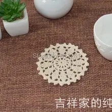 Новое поступление 30 рис/лот 10 см хлопок вязанный подстаканник для дома ручной работы подставка для чашки для свадьбы DIY Фото украшение предметов