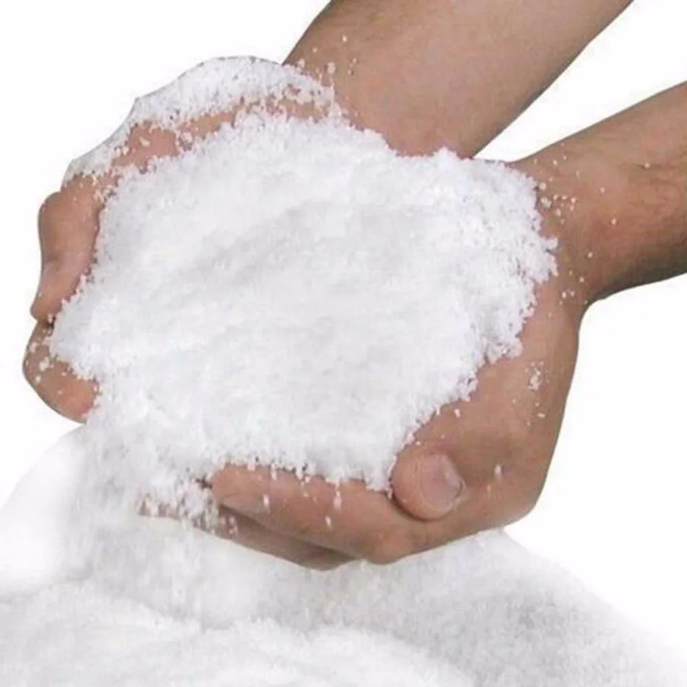 Fashion 10 Pcs Fake Magic Instant Artificial Snow Scene Play Frozen Wedding Christmas Outdoor Decoration Supplies
