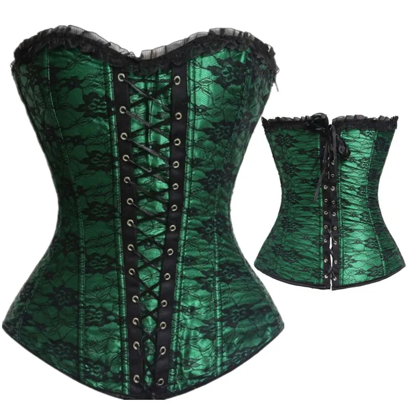 Женский корсет бюстье с косточками|overbust corset|corset bustiercorset bustier tops |