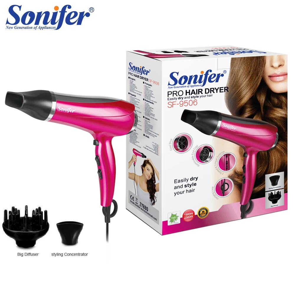 

2300W Best Professional Hair Dryer Brush Household Electric Blow Dryer Set Hair Blowers Bathroom Salon Equipment Sonifer