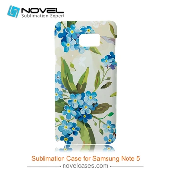 

China High Quailty Mobile Phone Housing for Galaxy note 5, 3D Blank cover