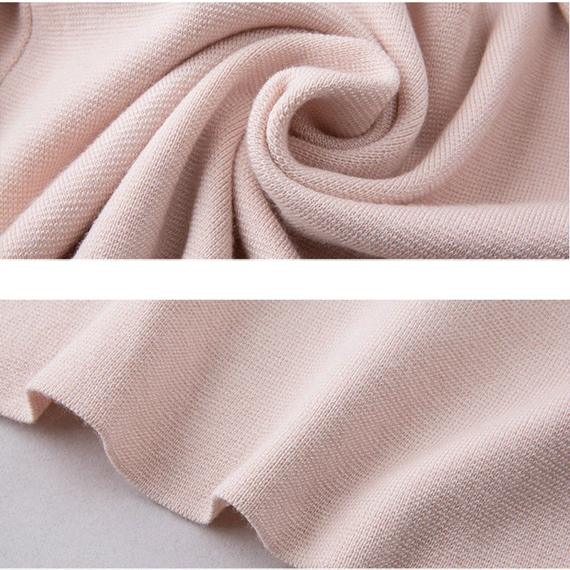 Spring Girl Knitted V Neck Patchwork Chiffon Floral Puff Sleeve Elastic Cute Sweet Pullover Solid Color Women Short Sweater