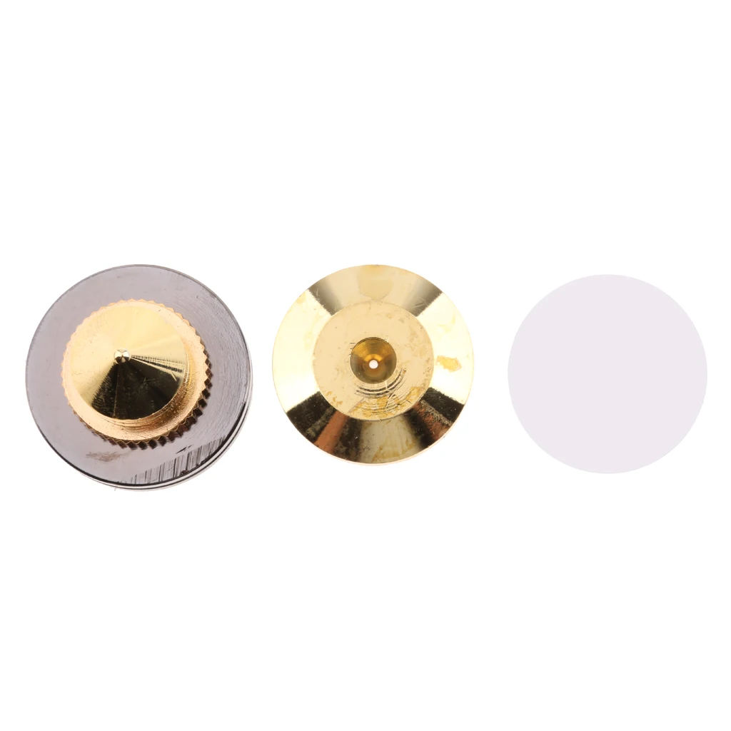  Golden Speaker Spikes Subwoofer CD Audio Amplifier Turntable Isolation Stand Feet 