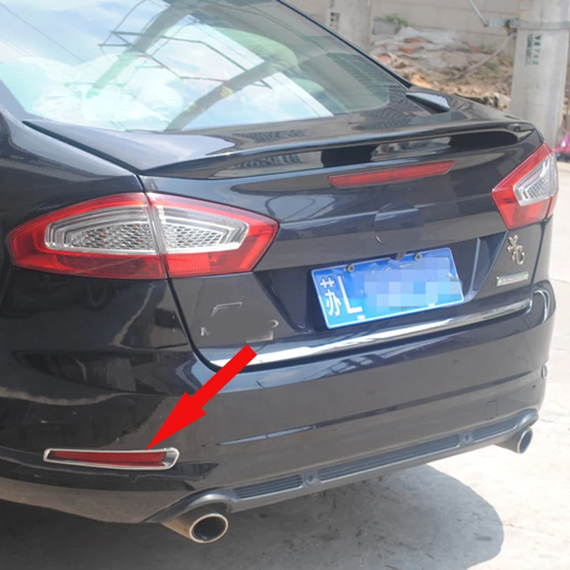 

Free Shipping High Quality ABS Chrome Rear Fog lamps cover Trim Fog lamp shade Trim For Ford Mondeo MK4