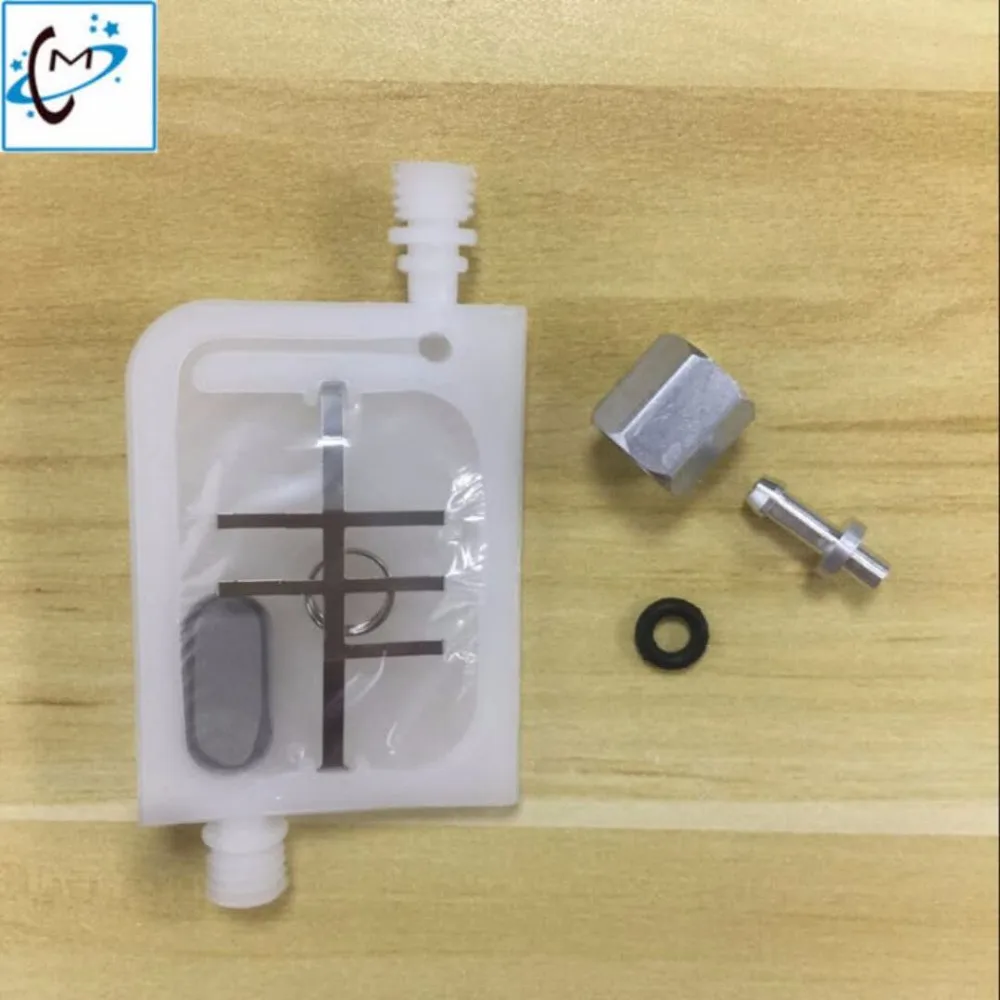 

10pc/lot wide format plotter for Se-ko SPT 064 100s For HP 8000s 9000 10000s Design-jet ink damper big dumper with connector