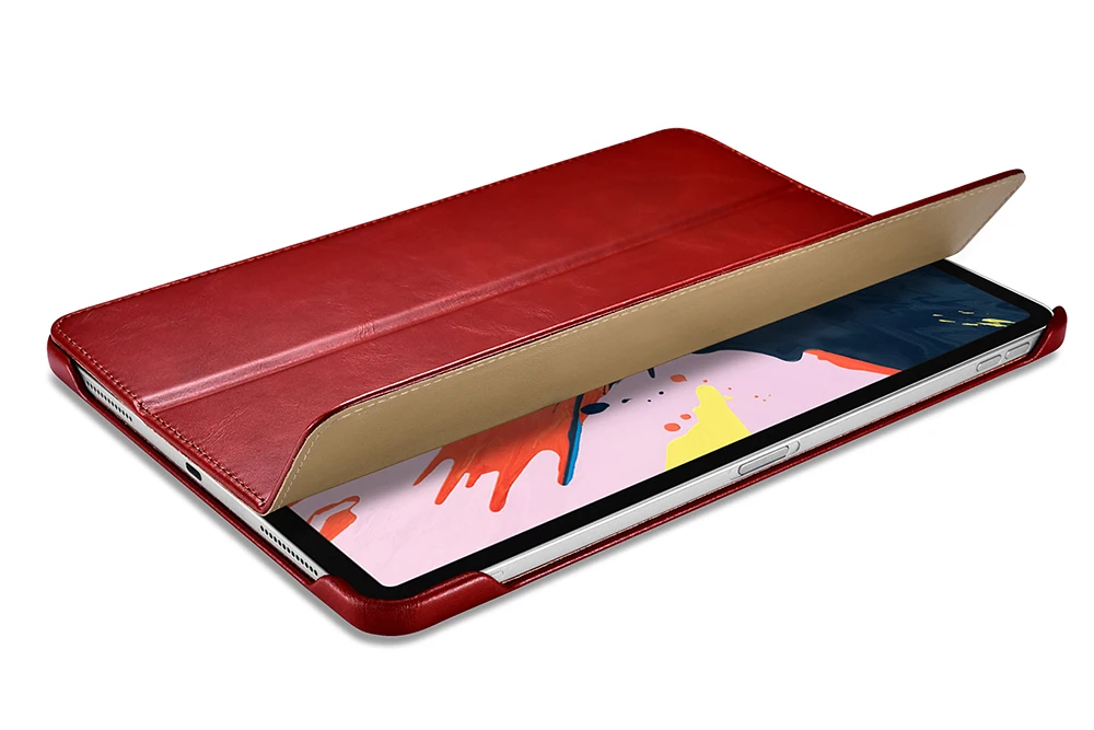 Smart Magnetic Case For New iPad Pro 12.9 2018 Release Ultra Slim Shockproof Genuine Leather Stand Cover For iPad Pro 12.9 Case