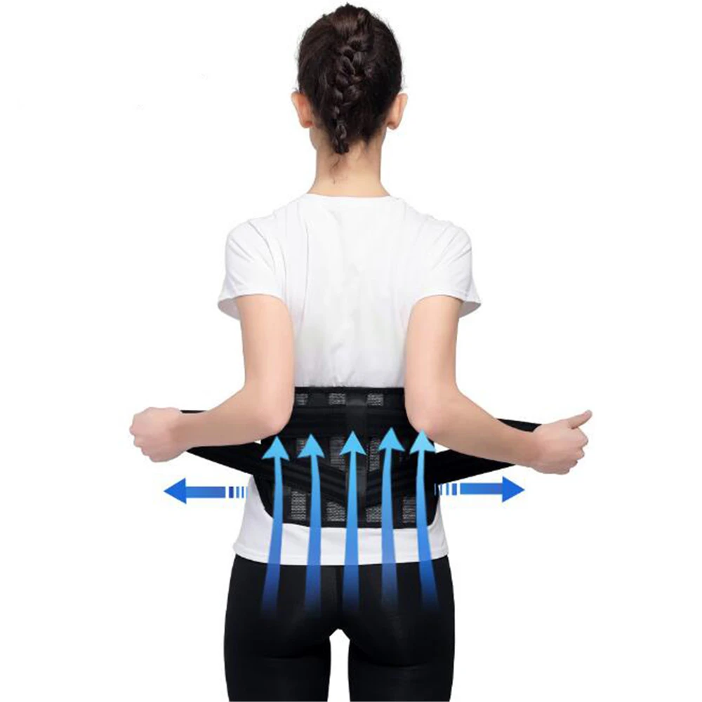 New Adjustable Waist Elastic Belt Lumbar Back Brace Support Lumbar Disc