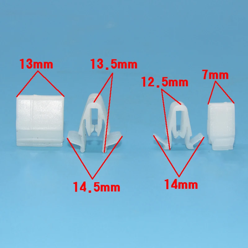 50 x Nylon Clips Car Boot Linings Bumper Fastener Retainer Push Fender For BYD Toyota BMW X1 X3 X4 X5 X6 | Автомобили и мотоциклы