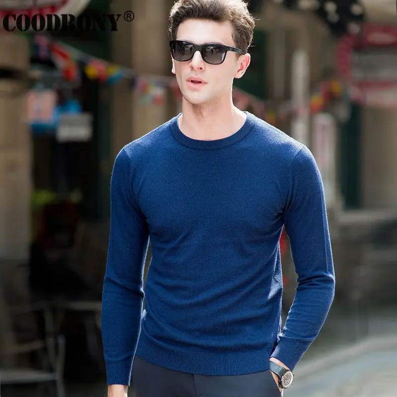 COODRONY Top Quality Knitted Cashmere Sweaters Christmas Merino Wool Sweater Men Classic Casual Pure Color O-Neck Pullover Men
COODRONY Top Quality Knitted Cashmere Sweaters Christmas Merino Wool Sweater Men Classic Casual Pure Color O-Neck Pullover Men
