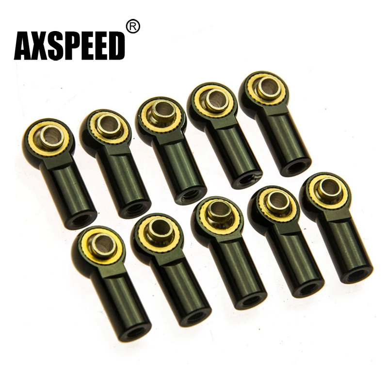 10 Pcs Aluminum M3 Metal Ball Head Holder For Axial SCX10 Link Rod End Ball Joint