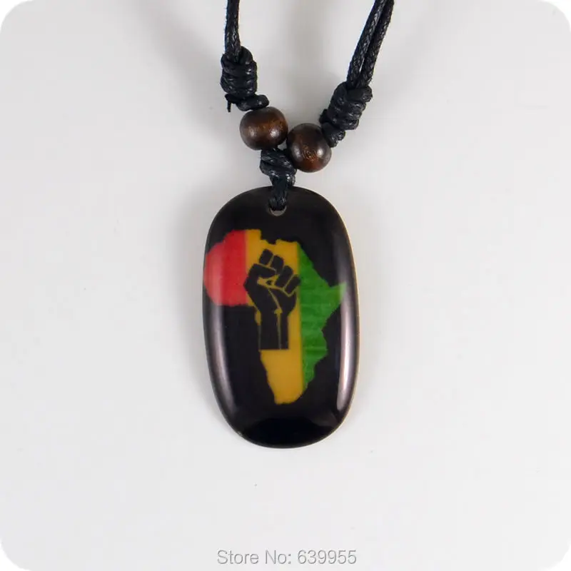 

new Africa map Resin Pendant Necklace Fashion Jewelry