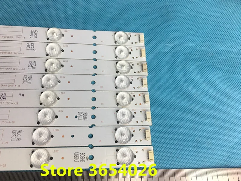 8 шт./лот для подсветки Skyworth 40E3000/3500 5800 W40000 3P00/2P00 VER0.0|Эффект освещения сцены| |