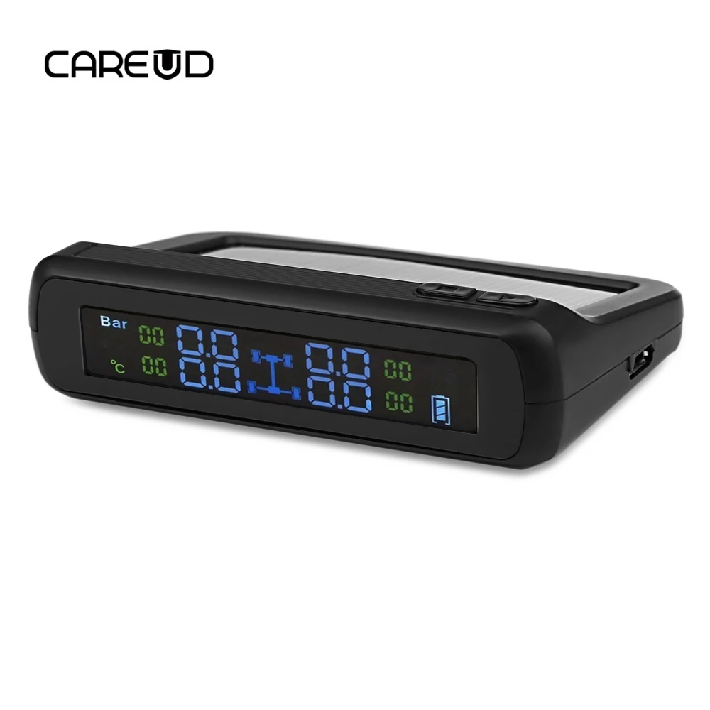 

CAREUD T801 - WF Auto TPMS Fast Charging With Solar Panel Tire Pressure Monitoring System With 4 External Sensors